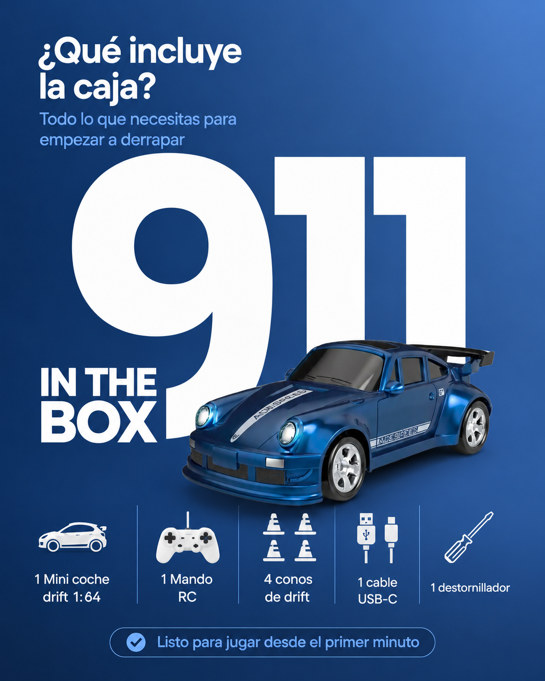 Coche De Drift 1:64